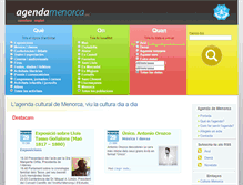 Tablet Screenshot of agendamenorca.org